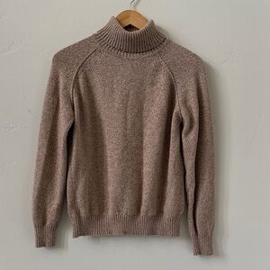 Karen Scott 100% Cotton Knit Turtleneck Sweater, Size S